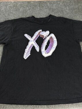 XO The Weeknd Dawn Fm Chrome Tour Shirt Unisex XLarge Men Original Merch Tee
